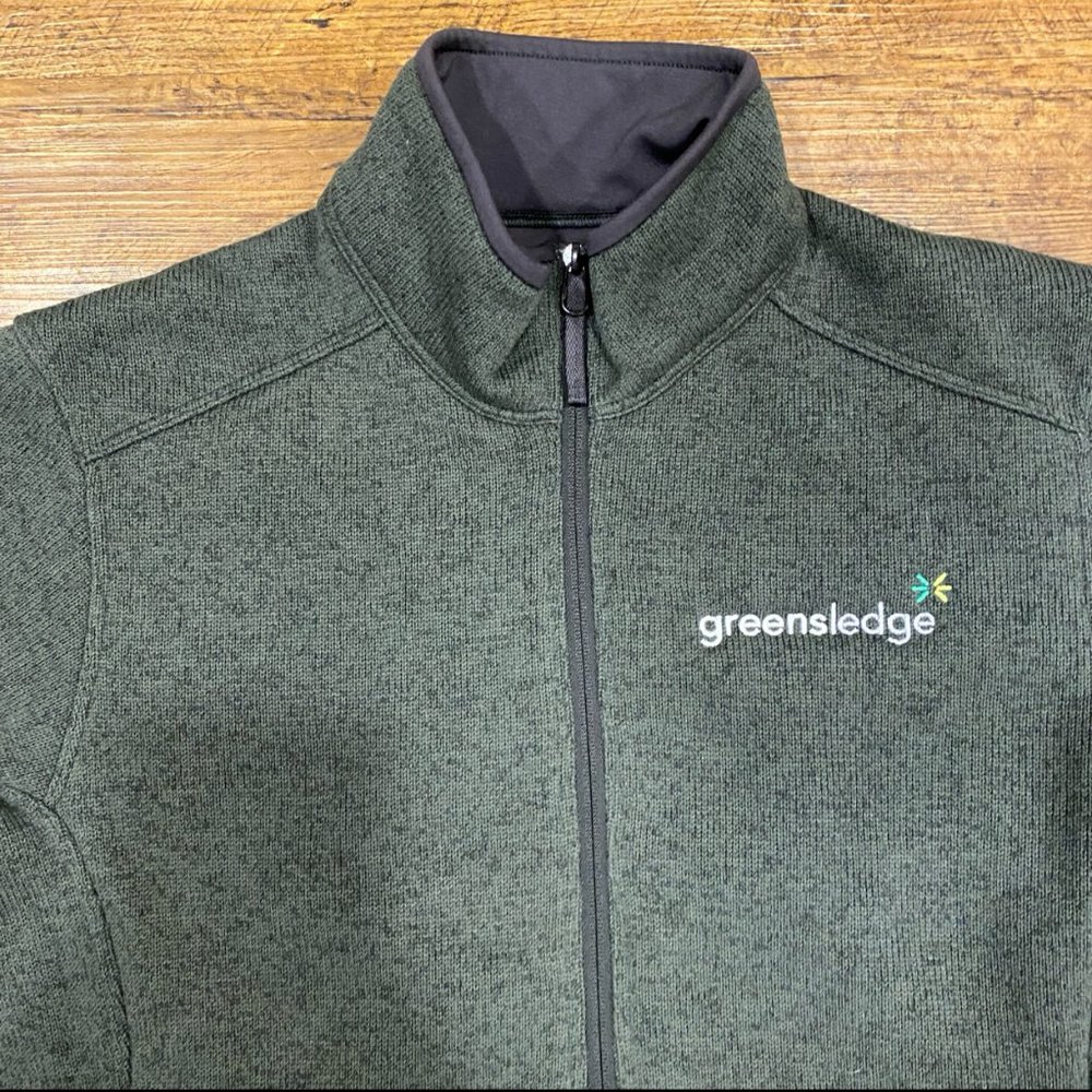 Arc'teryx Green Full-Zip Cardigan